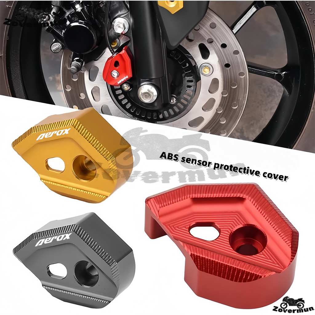 Dành Cho Xe YAMAHA AEROX 155 AEROX155 ABS Phanh Trước ABS Cảm Biến Vỏ Bảo Vệ CNC Nhôm Xe Máy Phụ Kiệ