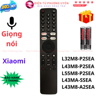  SKU401 - Remote điều khiển tivi Xiaomi Mã 01 giọng nói điều khiển TV Xiaomi Smart - Tặng kèm pin 