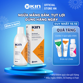 Nước Súc Miệng Kin B5 Sạch Mảng Bám, Ngừa Tụt Lợi, Dùng Hàng Ngày, Chai 500ml