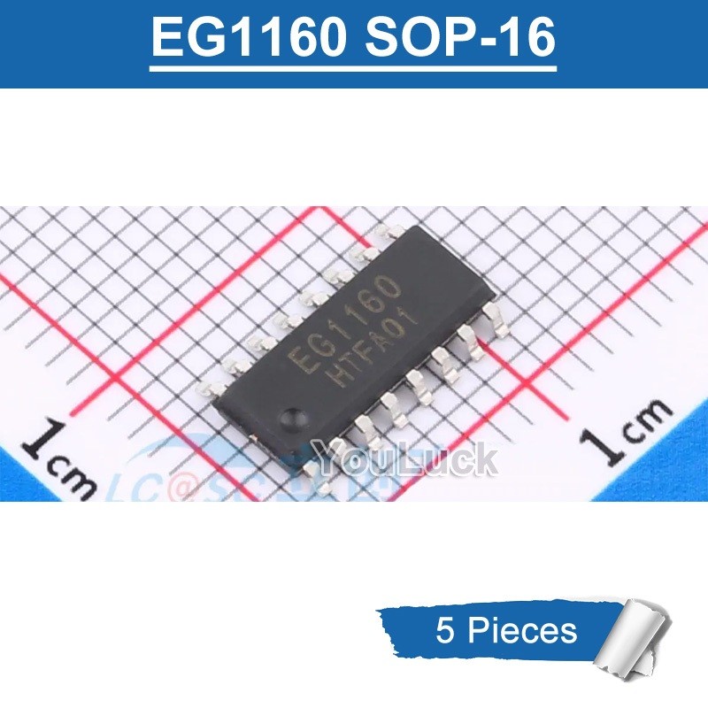 5 Chiếc EG1160 SOP-16 600V Nửa Cầu Lái Xe Chip IC Mới Chính Hãng
