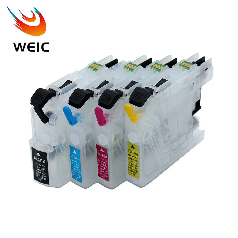 LC123 Hộp mực nạp lại với ARC cho Brother MFC-J470 J650 J870 J4410 J4510 J4610 J4710 J6520 J6720 J69