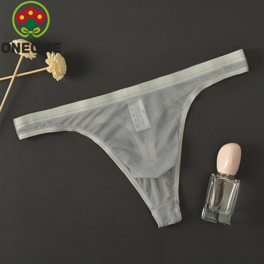 ONEOME Quần lót nam ONEOME, Quần lót trong suốt xuyên thấu U lồi, Quần lót lưới siêu mỏng thời trang