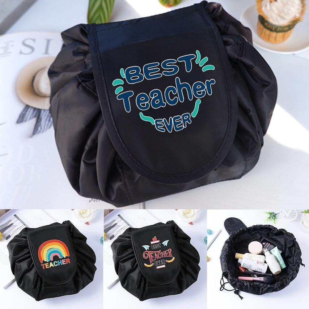 Gift Drawstring Cosmetic Bag Travel Portable Waterproof Storage Makeup Bag Organizer Female Make Up 