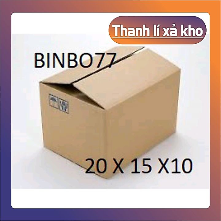 Combo 20 Thùng Carton 20x15x10 (Hộp Carton)