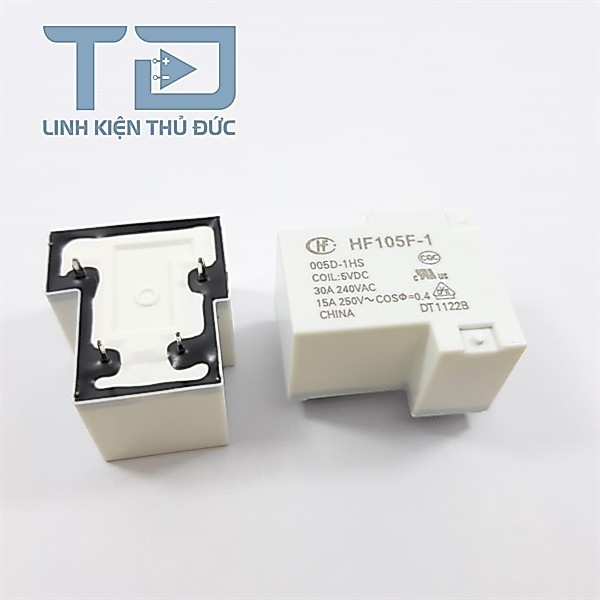 Relay Hongfa HF105F-1/005D-1HS 30A/240VAC 5VDC