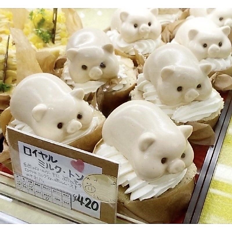 Khuôn vỉ heo 6 con đáng yêu khuôn silicon làm thạch rau câu pudding mousse