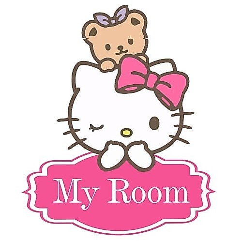 🌻DECAL BẢNG TÊN KITTY 1🎀 KITTY HOUSE