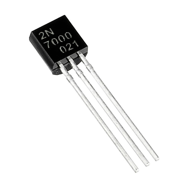 Linh Kiện Mosfet 2N7000 TO-92 60V 0.3A (Kênh N) - Linh Kiện TuHu