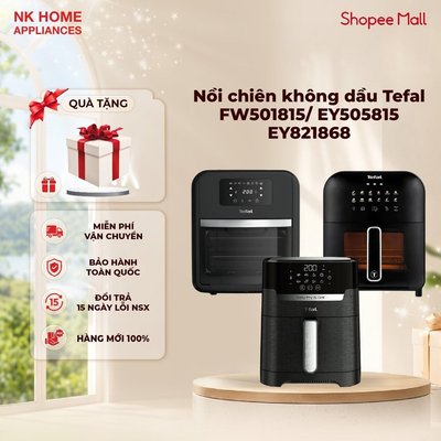 Nồi chiên không dầu Tefal FW501815/ EY505815/ EY821868 6L - Nướng chiên đa năng - Bảo Hành 27 Tháng