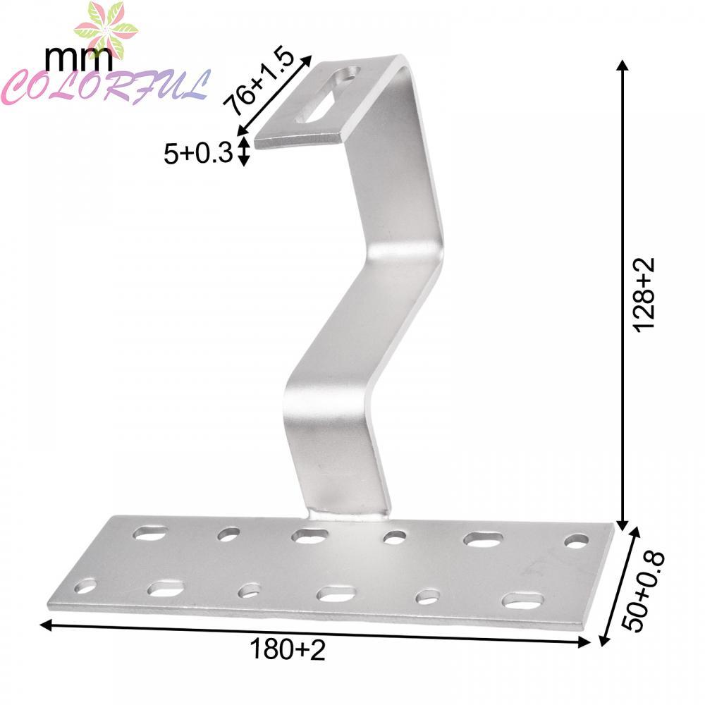 Roof Tile Compatible Adjustable PV Roof Hook for Solar Panel System Installation