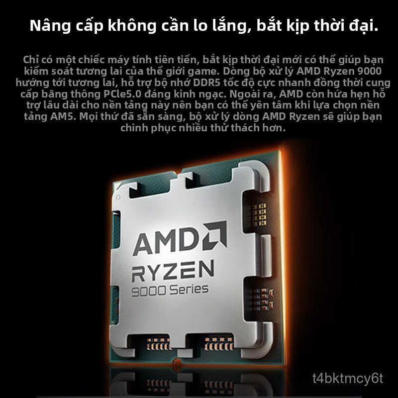 CPU AMD Ryzen 5 9500F/7500F 6 nhân 12 luồng hiệu năng Gaming đỉnh cao cho PC bàn Socket AM5