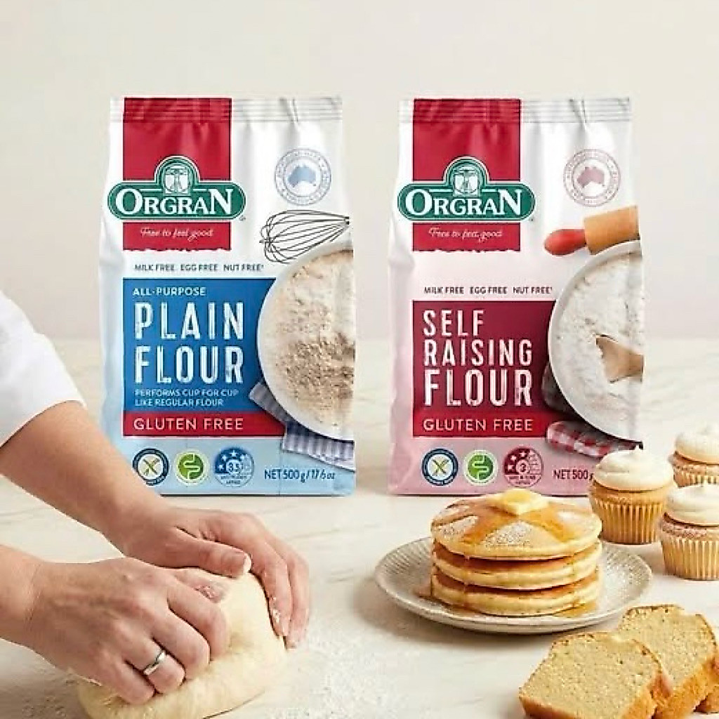 Bột Làm Bánh Đa Dụng Hiệu Orgran 500g- Orgran All Purpose Plain Flour. GLUTEN FREE