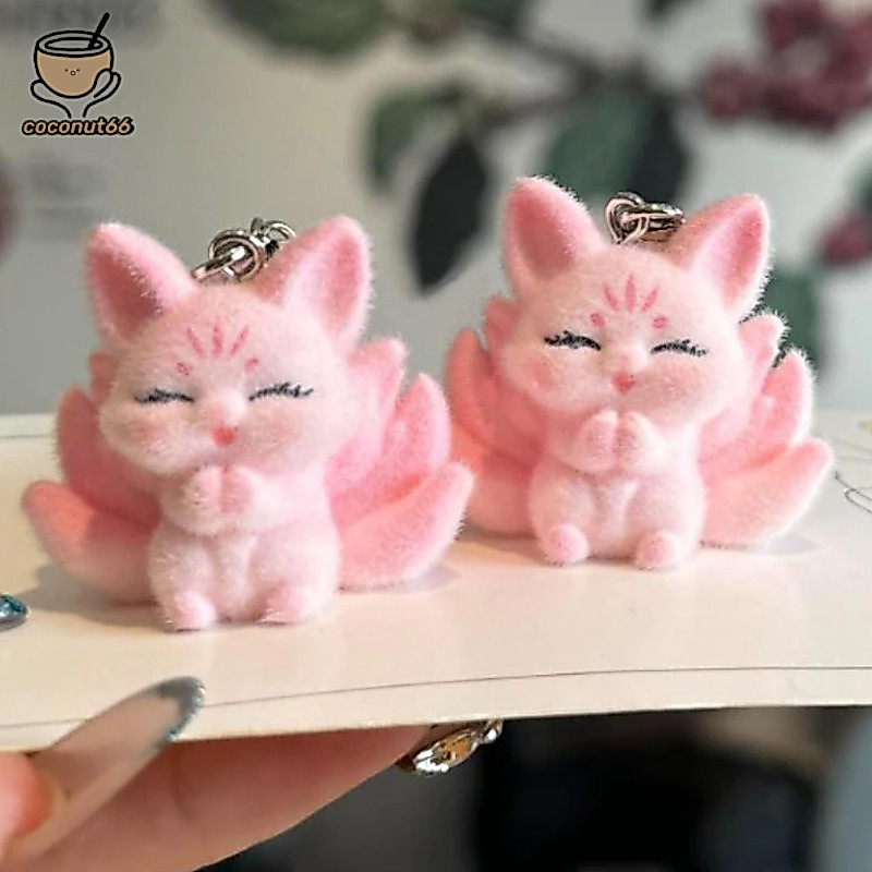 🥥coconut🥥Mô phỏng mới Red Fox Fox Fox Fox Fox Fox Fox Thiết kế mặt dây chuyền cả trang trí và mặt dâ
