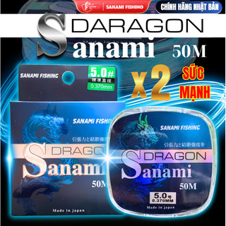  Dây Câu Cá  Cước Câu Cá SANAMI Daragon Nhật Bản Chịu Tải Tốt Chuyên Làm Thẻo Trục Câu Đài DC13 