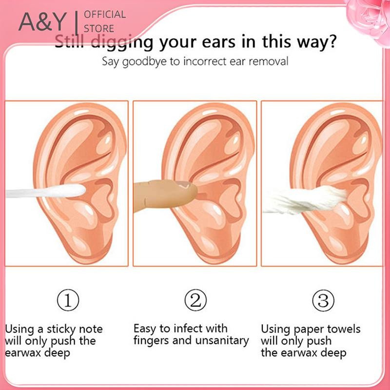 A & Y Ear Wax Pickers Cleaner Thép không gỉ Earpick Wax Remover Curette Care Ear Pick Cleaner Ear Cl