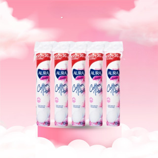  Combo 5 gói bông tẩy trang Aura Beauty 150 miếng 