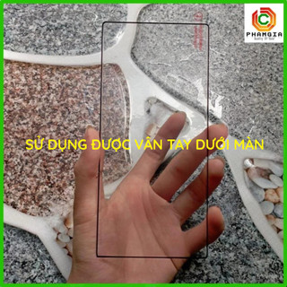 (Close bài)Kính cường lực màn hình cho Samsung S22 Ultra (galaxy s22u s22 ultra) dùng vân tay full keo viền đen, bo cong
