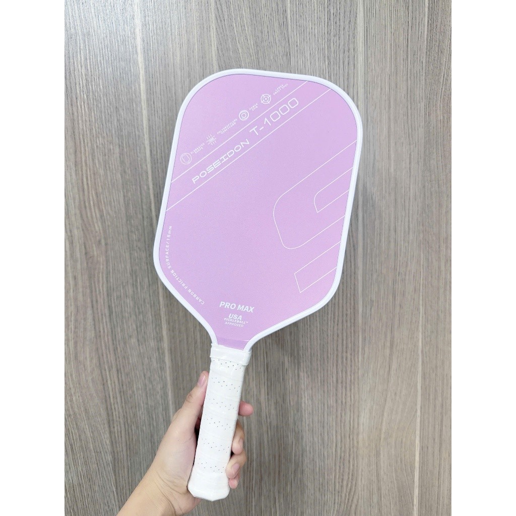 Vợt pickleball T1000 Promax 16mm mặt carbon