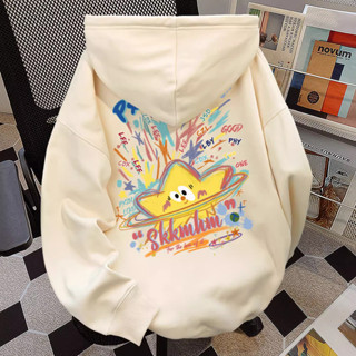  áo khoác hoodie zip nữ quả mơ dễ thương mùa đông áo hoodie zip form boxy Salmo 