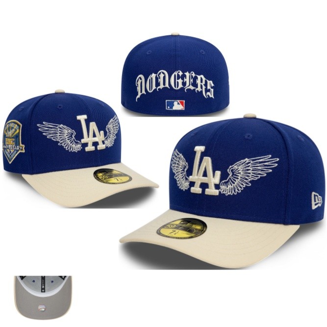 New _ LOSANGELES DODGERS 59FIFTY mũ nam nữ mũ thêu đầy đủ kèm theo