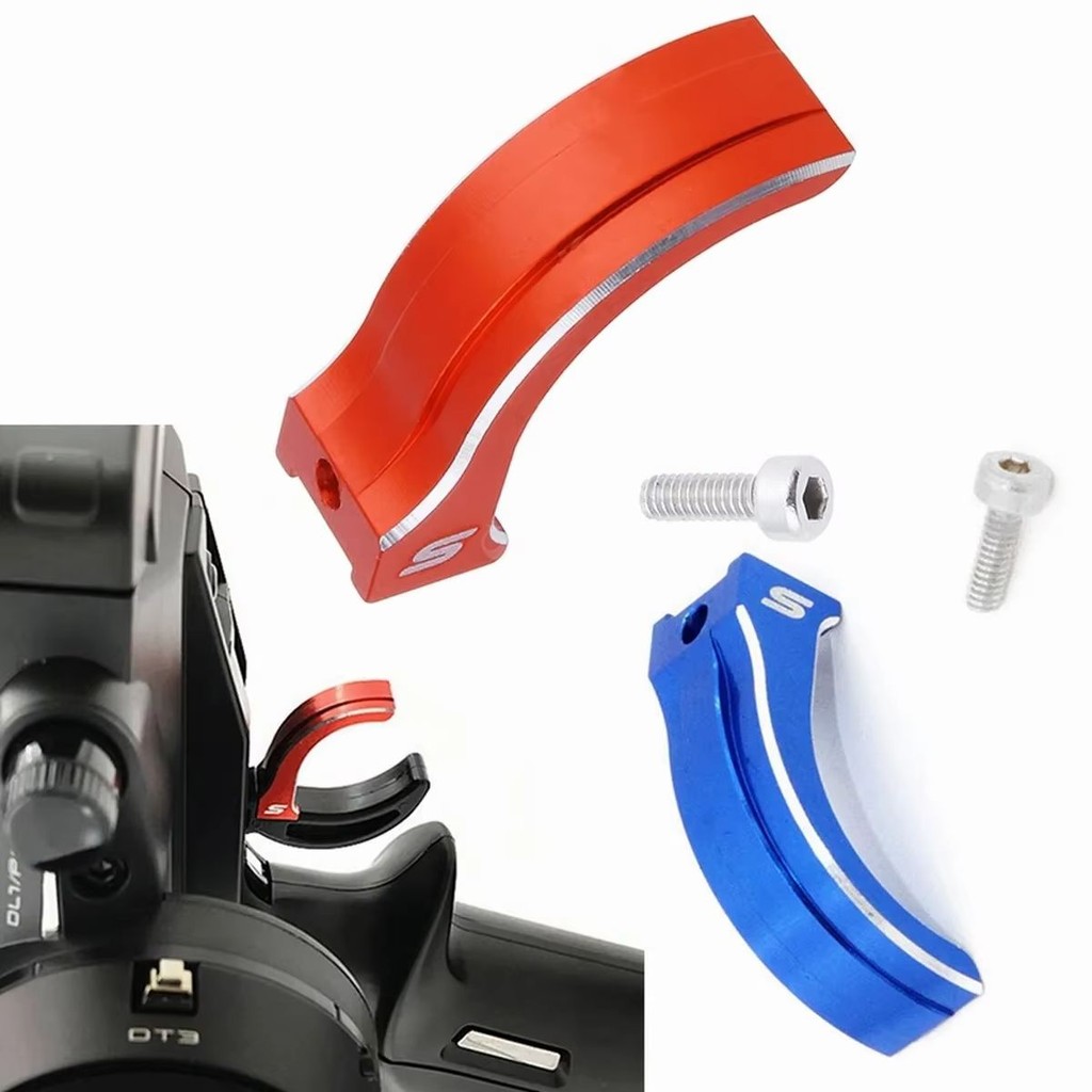 Thanh phanh tay kích hoạt bướm ga cho Futaba 7PX 4PX 4PXR RC Xe phát B Radio RC Xe nhôm Phần A