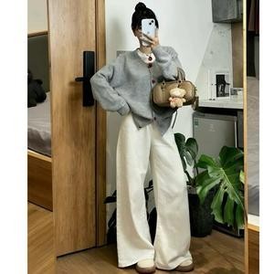  Quần Jean Ống Suông Trơn Basic Đơn Giản Tôn Dáng Kaki Jean Tocjean 