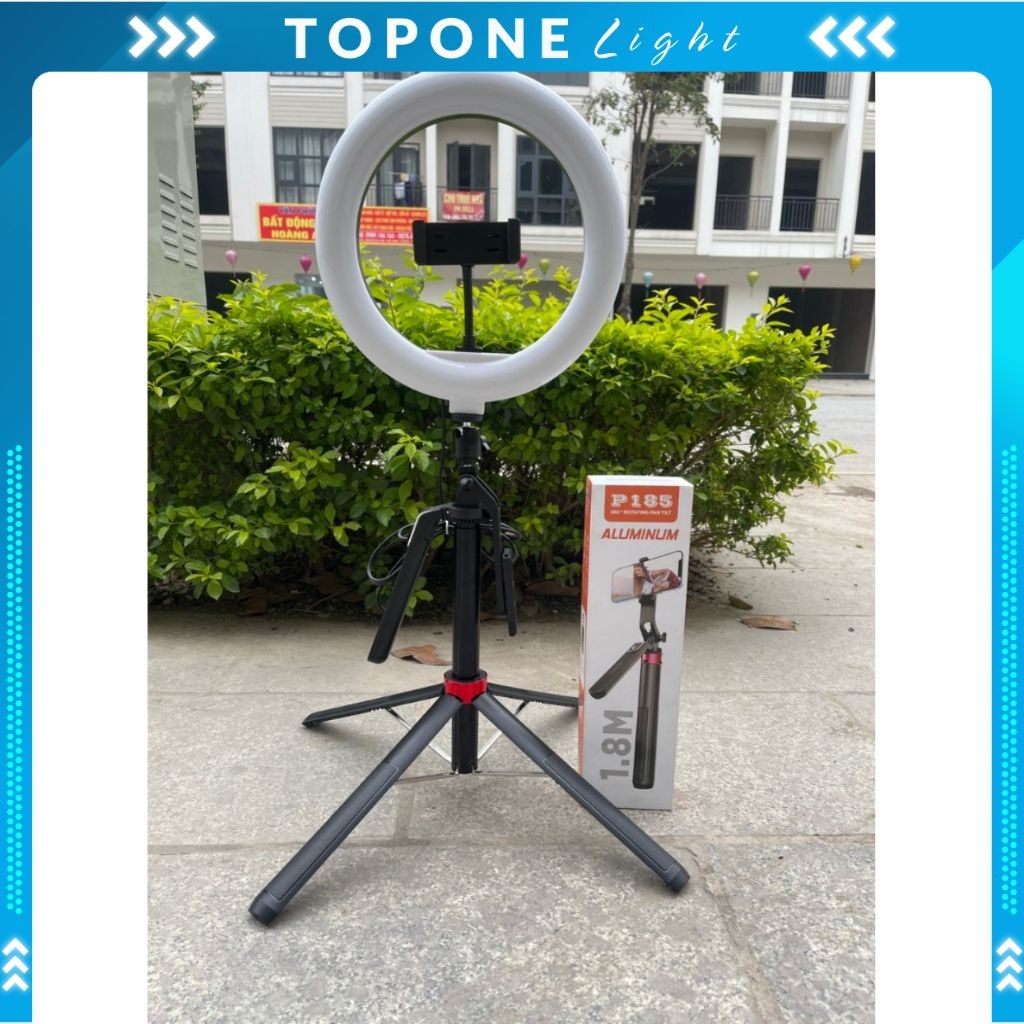 Gậy Chụp Ảnh 4 Chân P185 - Gậy Selfie Cầm Tay Tặng Kèm Remote, Chiều Dài Sử Dụng 30-180cm - Chính Hãng Top One | BigBuy360 - bigbuy360.vn