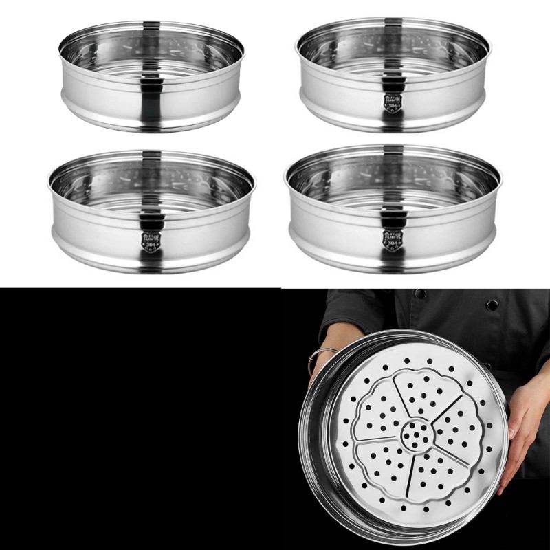 Exhila Multi-Tier Layer Thép không gỉ-Steamer Nấu rau hấp-Cooker