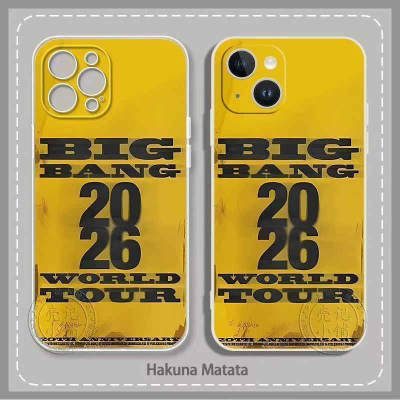 Ốp điện thoại Bigbang Merchandside Merch cho IP17 16 15 PRO MAX Plus 14 13 Mini