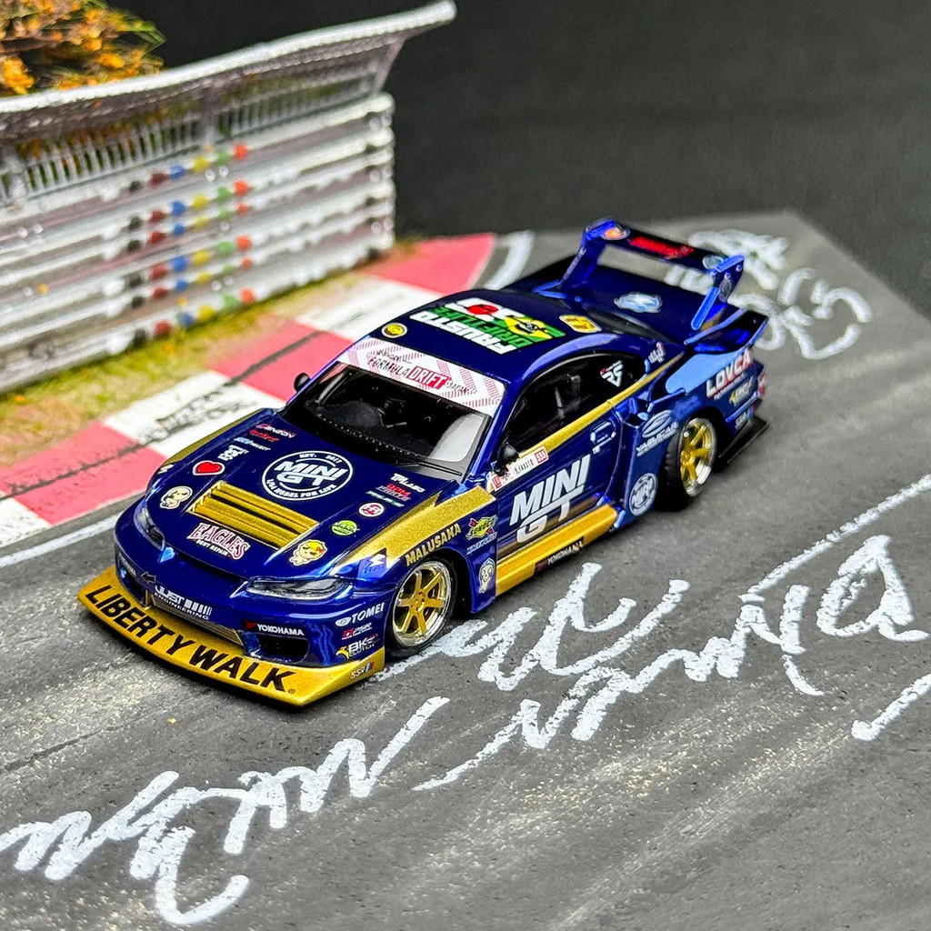 MINIGT 1 / 64 Nissan S15 #1157 LBWK Hợp Kim Diecast Xe Mô Hình Đồ Chơi Quà Tặng Sinh Nhật