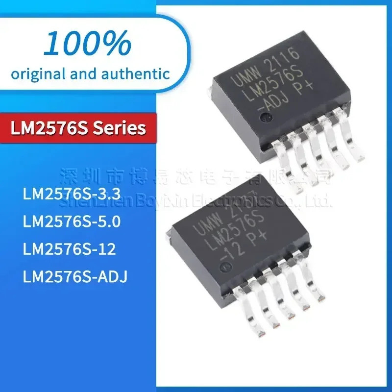 5 CÁI LM2576S-ADJ LM2576S-12 LM2576S-5.0 LM2576S-3.3 TO-263 Bộ chuyển đổi hiệu ứng trường