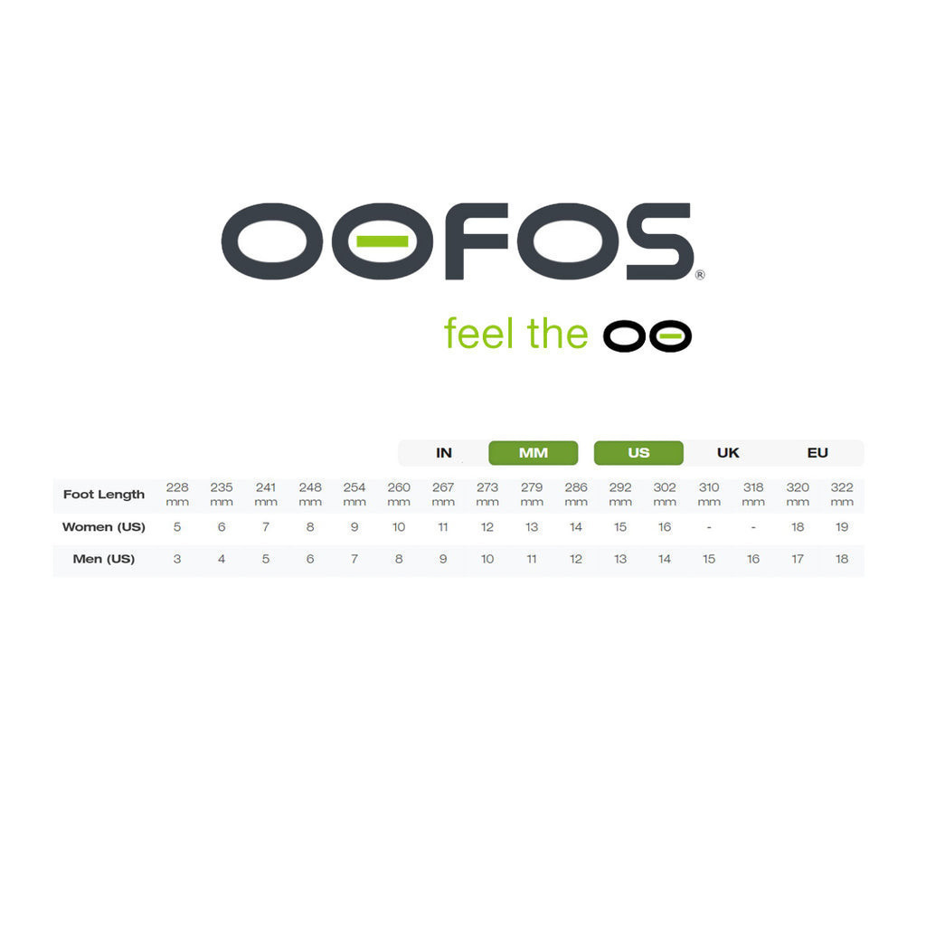 XKKN OOFOS-Sên phục hồi chính hãng-Slate-Unisex BZYK ANR2 SSXE