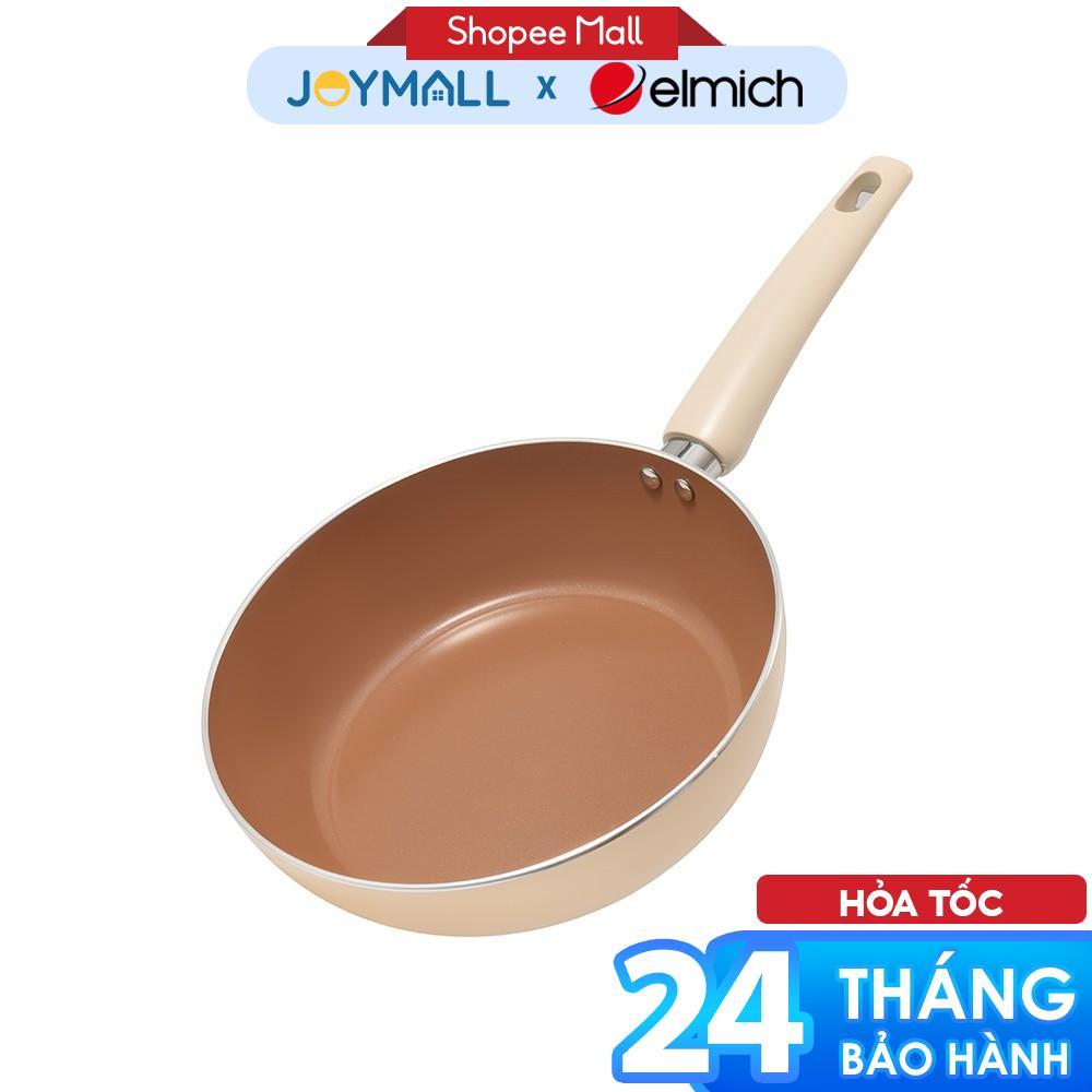 Chảo Chống Dính Ceramic Elmich Mocha EL5991MC Size 20,24,26cm, Hàng Chính Hãng - JoyMall
