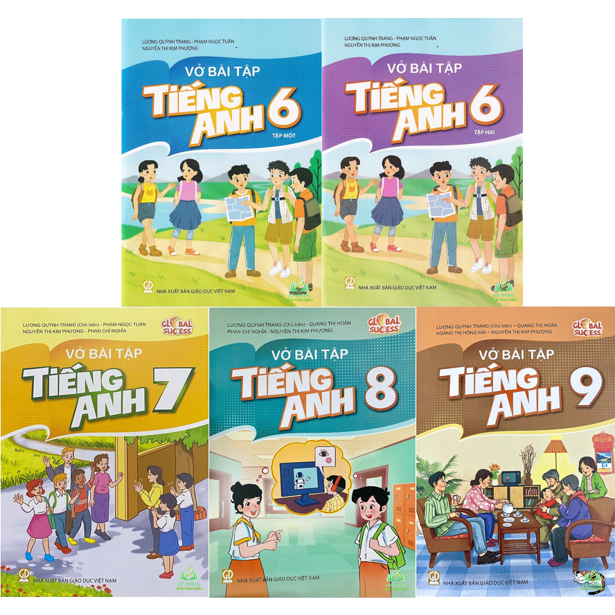Sách - Vở bài tập Tiếng Anh lớp 6-9 Global Success
