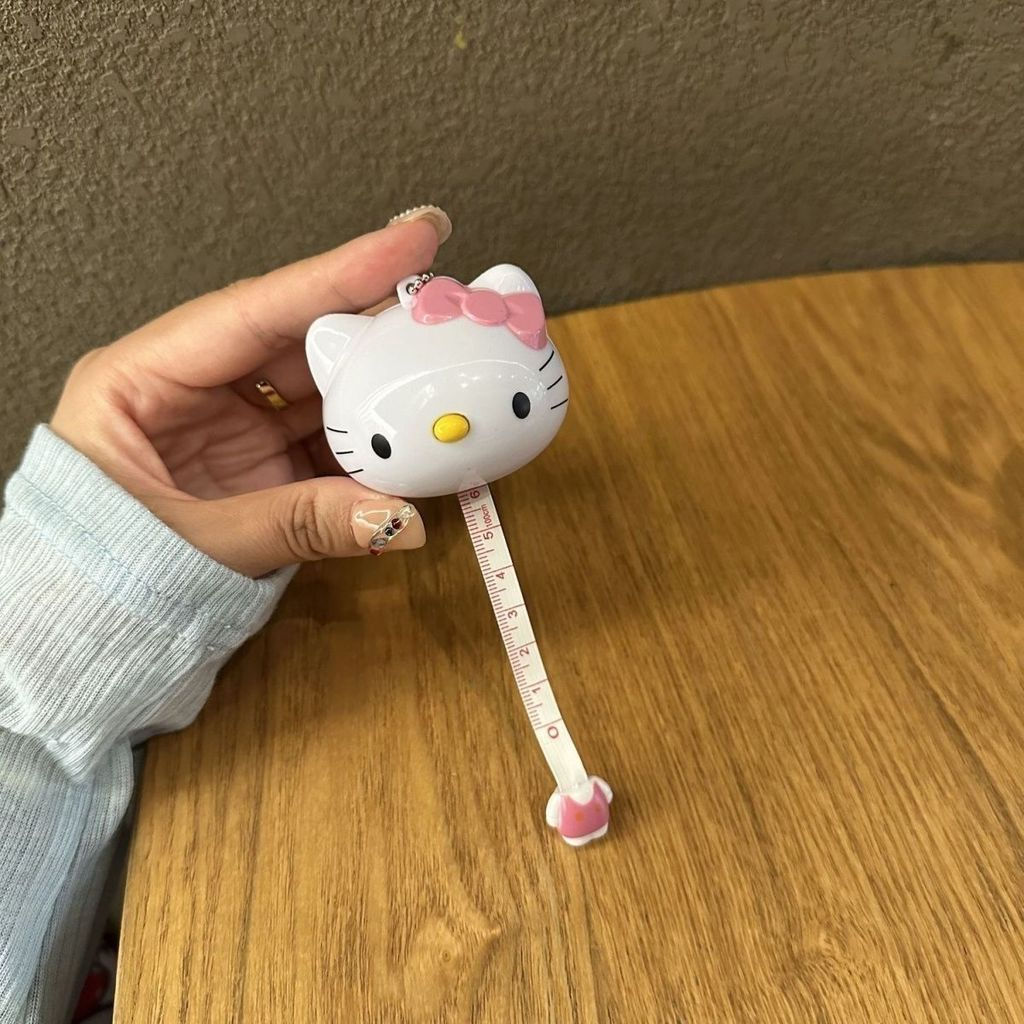 TQ~Cute Cartoon kitty Measuring tape for students, cute mini tape measure for girls, body measuremen