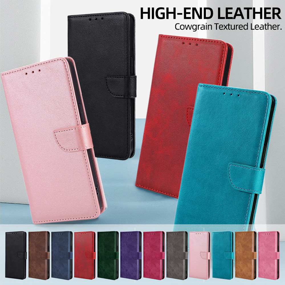Ốp Từ Tính Cho iPhone 15 16 17 Pro Max Air 16e 17e Plus Vỏ Chống Sốc Ví Da Flip Cover Khe Cắm Thẻ