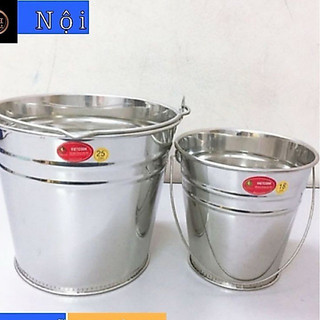 [Hoả tốc 1h] Xô quai inox 304 đựng nước lèo, nước lẩu, đựng đá có nắp đủ dung tích 3, 5, 8, 15, 20 lít VIETCOOK