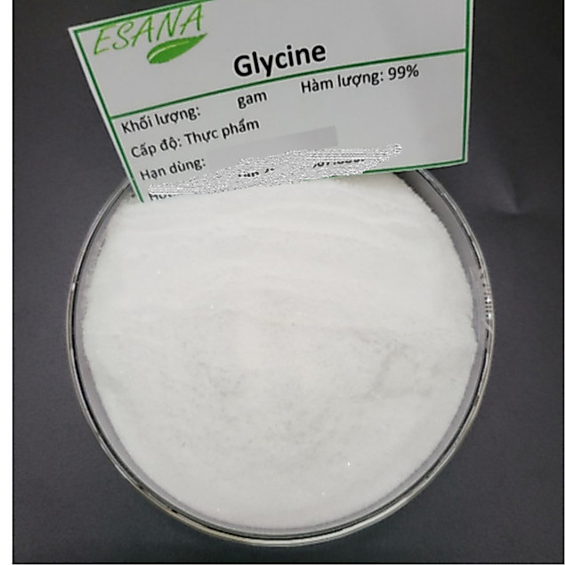100g-1000g Bột Glycine cấp thực phẩm glycin 99% tăng hương vị