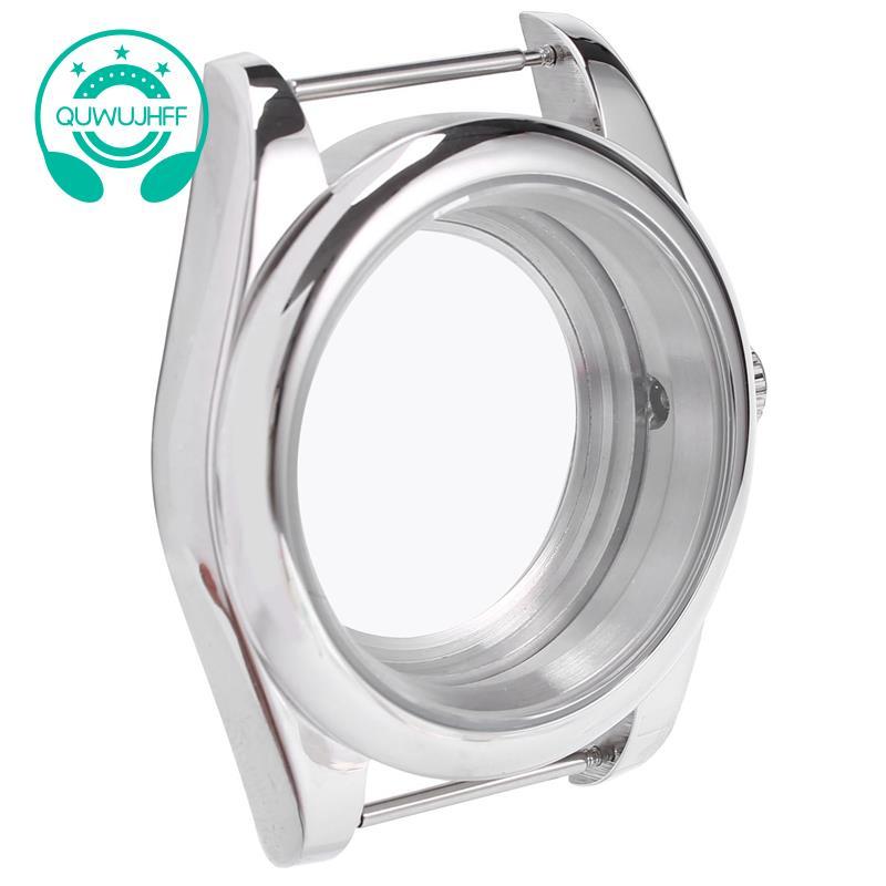 Vỏ đánh bóng bằng thép không gỉ 39Mm Sapphire Glass Fit NH35 / NH35A NH36 / NH35A, Ốp điện thoại tro