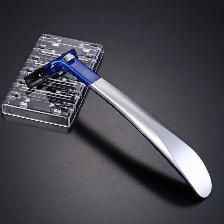 Jinda Nhật Bản Mỹ A2031 Dao Cạo Bằng Tay Lưỡi Giá Đỡ Cũ Nam Dao Cạo Râu Mặt Miễn Phí 4 Lưỡi Đôi Miễn