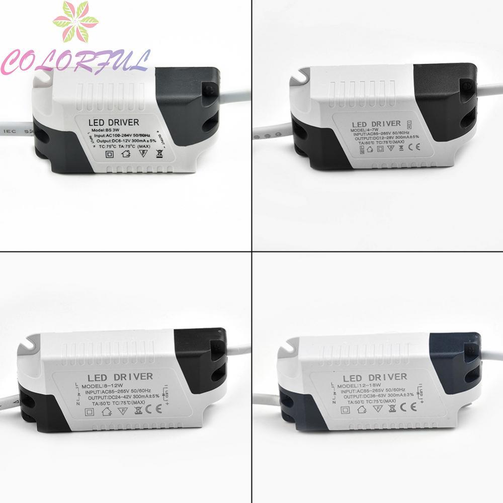 AC DC 300mA Transformator LED Driver Netzteil Trafo 1-3W 4-7W 8-12W 12-18W