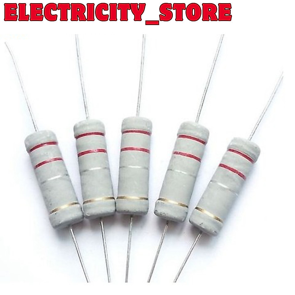 [5 Cái]- Điện trở 47K 2W 5% (gói 5 con)