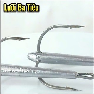 🎣[Combo 3 Chiếc] Lưỡi Câu Ba Tiêu Săn Hàng Siêu Bén - Lưỡi Đánh Ba Tiêu Thủ Công Thép Cao Cấp Chuyên Câu Quăng