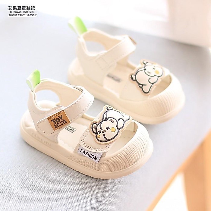 Summer Baby Boy Toe-toe Sandals, Soft-soled Non-slip Infant And Children's Shoes, Breathable
