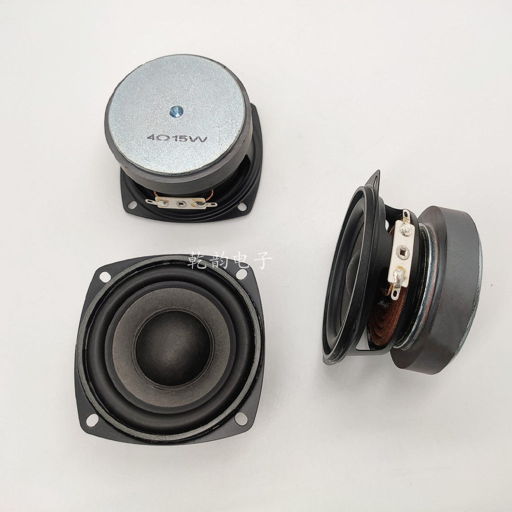 10 cm 4 Euro 15W Chậu Giấy W 78 Vuông King Kong 70 Loa Từ Tính Bên Ngoài Cạnh Cao Su Loa Bluetooth