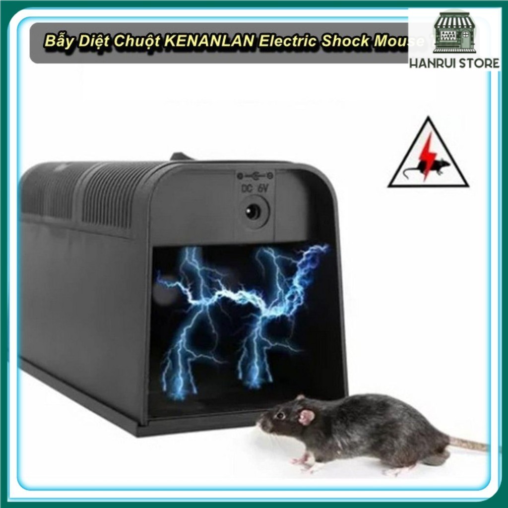 Bẫy Chuột Thông Minh Sử Dụng 4 Pin AA KENANLAN Electric Shock Mouse Trap 🔰Hanrui Store🔰