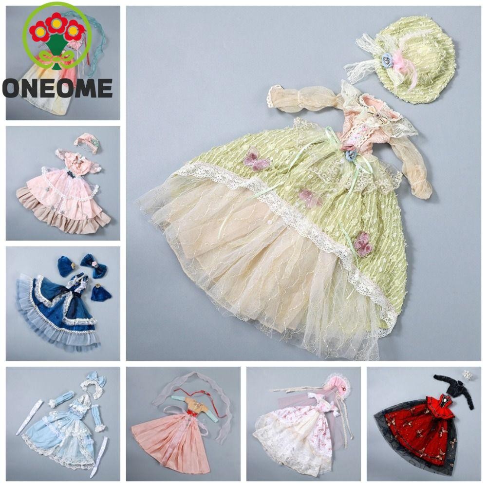 Đầm treo công chúa ONEOME 60cm, Quần áo búp bê BJD 1 / 3 tinh tế đẹp mắt, bé gái ăn mặc đồ chơi tự l
