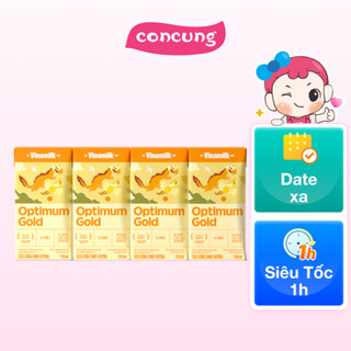 Sữa uống dinh dưỡng Optimum Gold 110ml (Lốc 4 hộp) new - Con Cưng