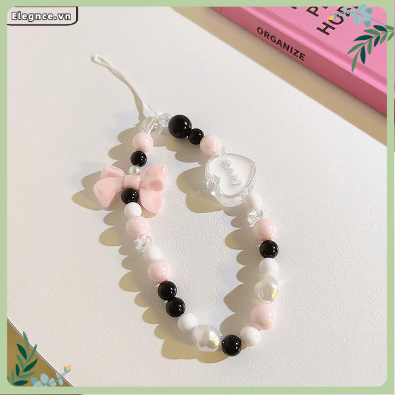 【Elevn】Dây đeo điện thoại chống mất phong cách cổ tích ngọt ngào kèm mặt dây chuyền đính hạt | BigBuy360 - bigbuy360.vn