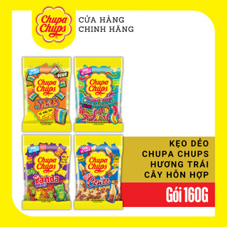   Gói 160G  Kẹo dẻo Chupa Chups nhiều hương vị  Cola Panda Crawlers SBites  